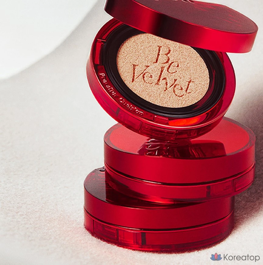 Тональный крем-кушон Espoir Pro Tailor Be Velvet Cover Cushion Foundation New Class, 13 г, № 22, 1 шт., фото 5