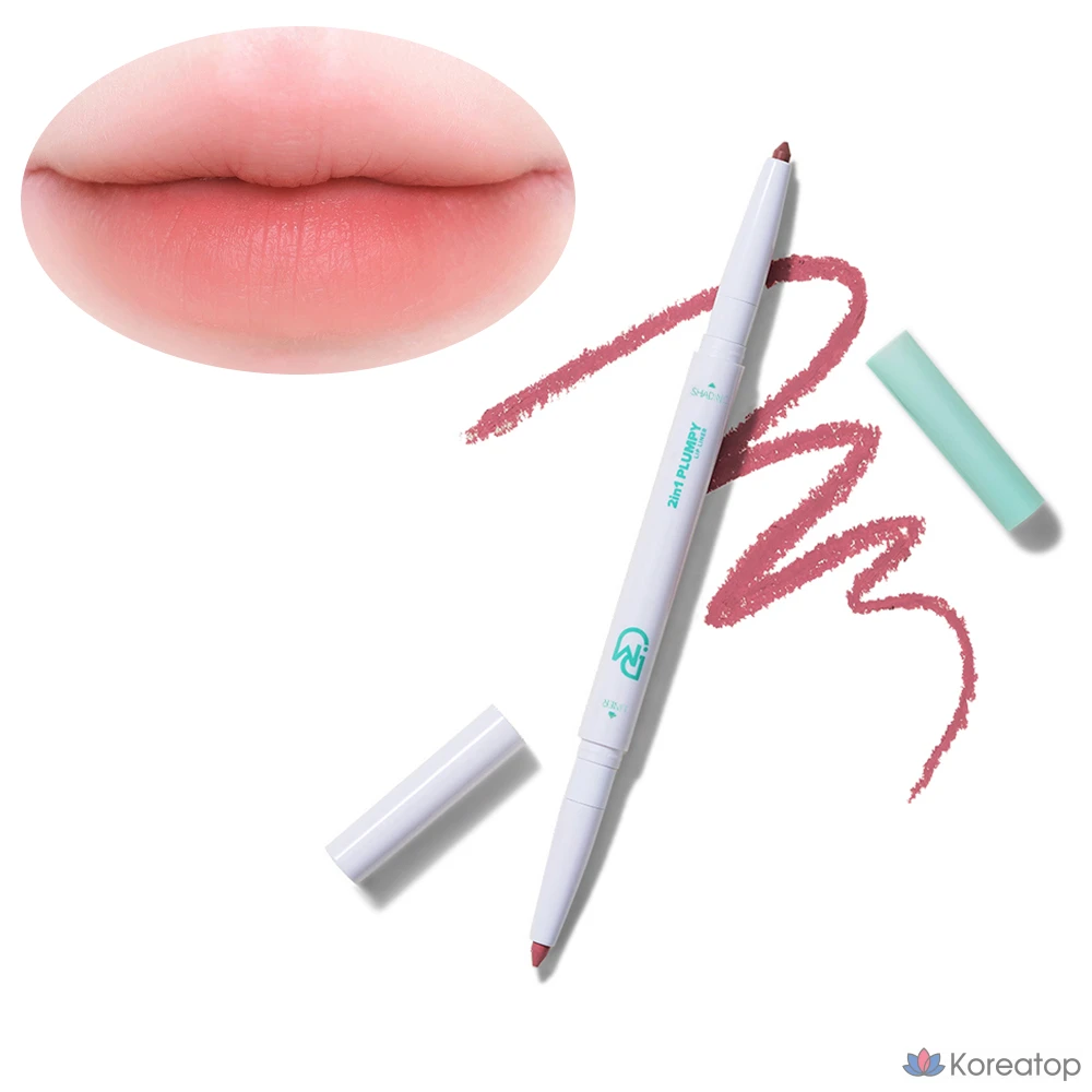Карандаш для губ DEARMAY 2-в-1 Plumpy Lip Liner, 0,36 г, 1 шт., P03 Soft Peach