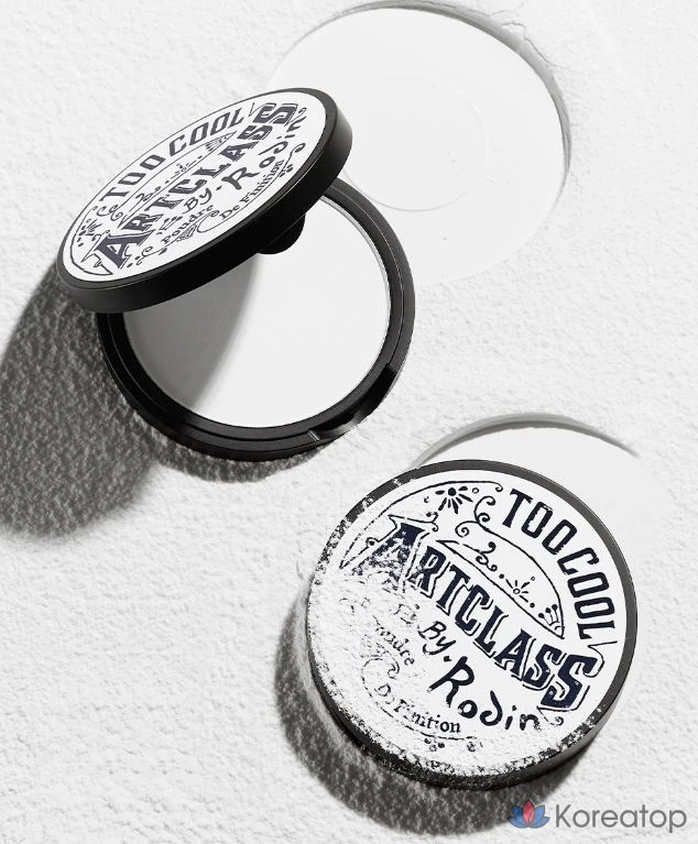 Набор для фиксации макияжа Too cool for school от Rodin Finish Setting Pact 4 г + портативная кисть для контуринга, разные цвета, 1 шт., фото 8