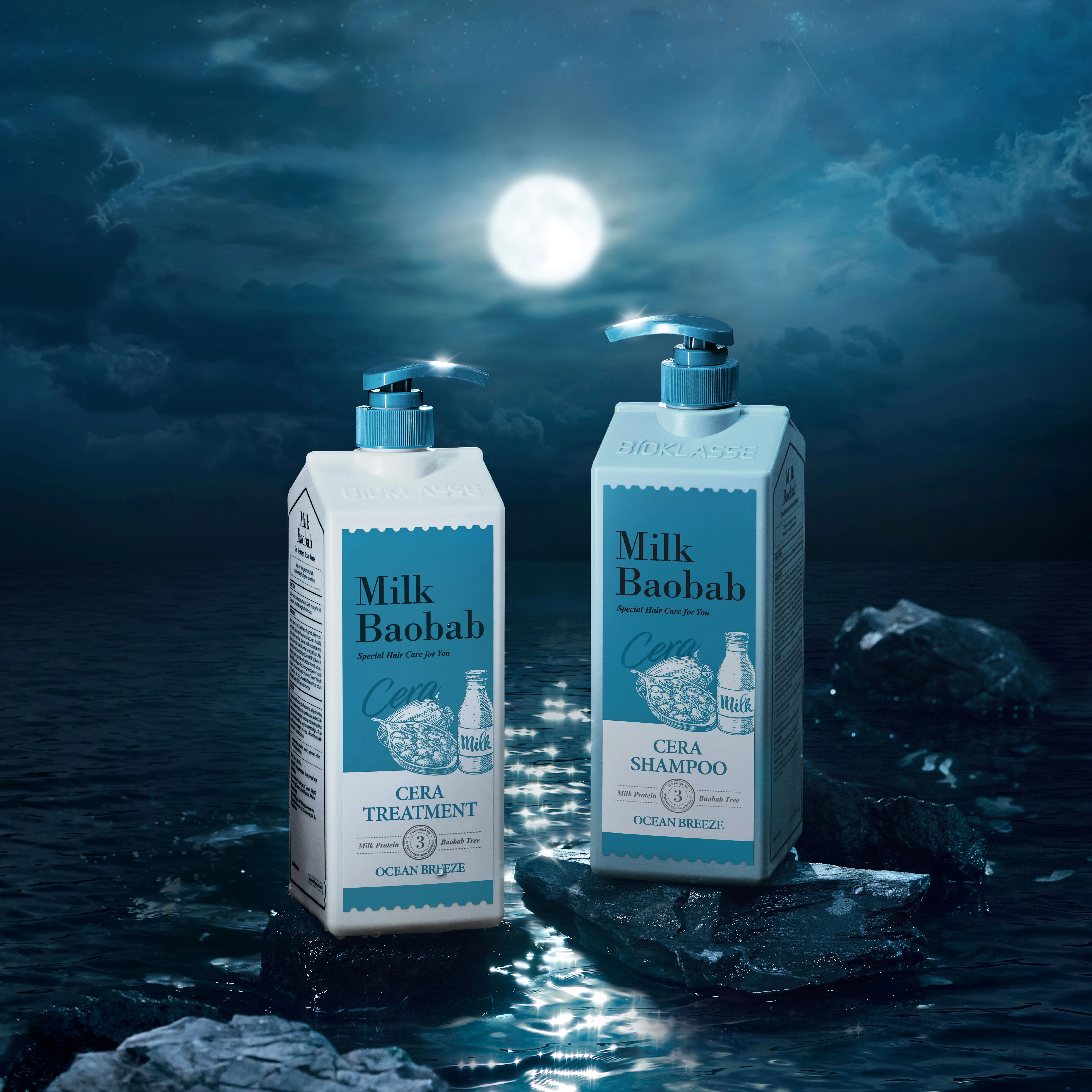 Шампунь Milk Baobab Sera с ароматом «Океанский бриз», 1,2 л, 1 шт.