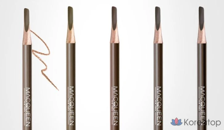 Карандаш для бровей Mqny New York My Strong, 1,2 г, серо-коричневый, 1 шт., фото 5