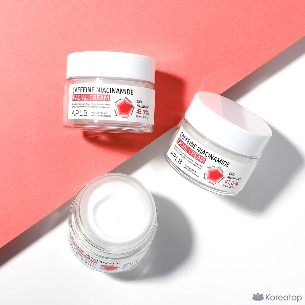 Крем для лица APLB с кофеином и ниацинамидом, 1 шт., 55 мл