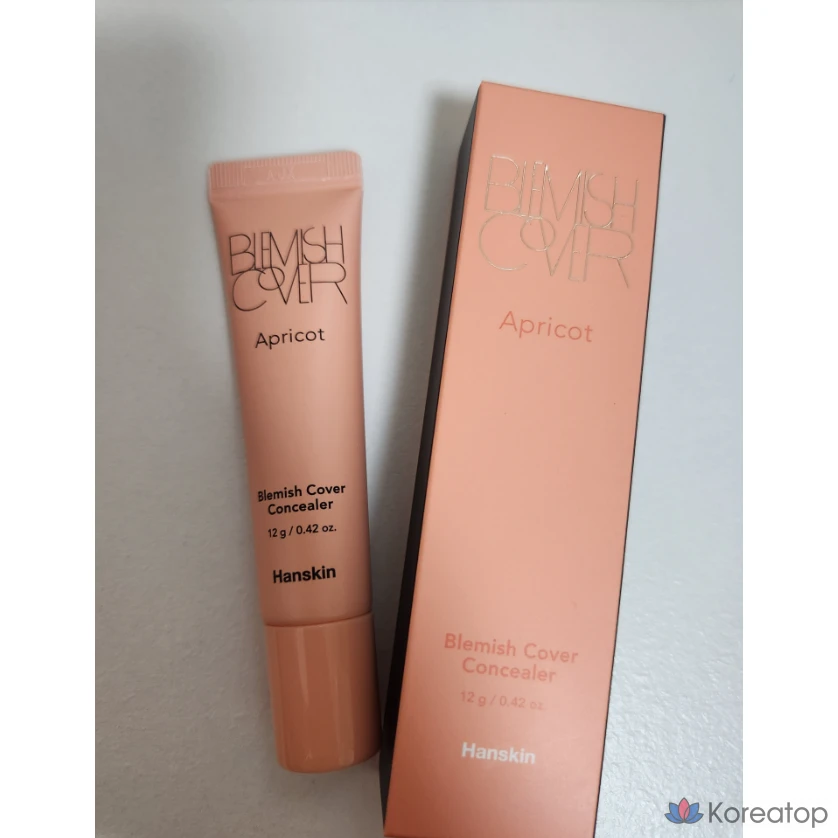 Консилер HANSKIN Blemish Cover, 9 г, 1 шт., абрикосово-розовый.