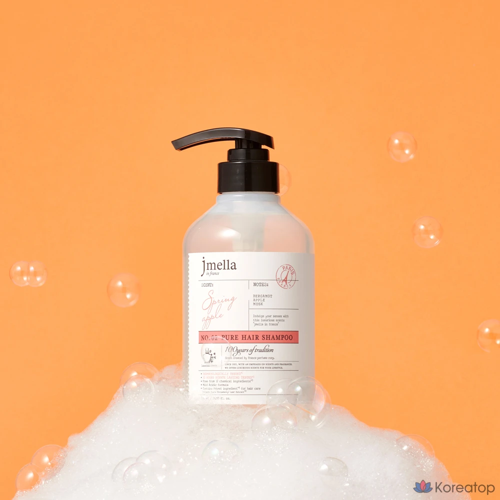 Шампунь для волос Pure Spring с ароматом яблока, 500 мл, 1 шт.