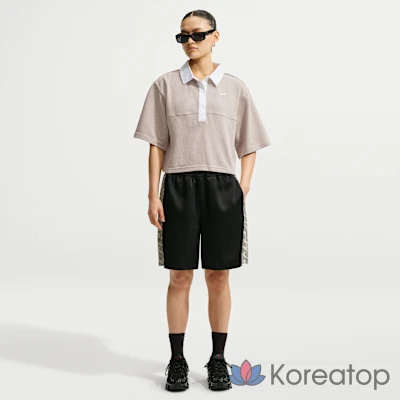 Поло женское Nike Sportswear Oversized Short-Sleeve Polo, фото 4