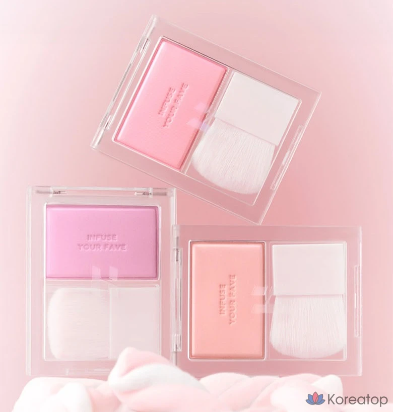 Holika Holika My Favorite Infusing Blush 5.5g, 08 Fudge, 1 шт., фото 5