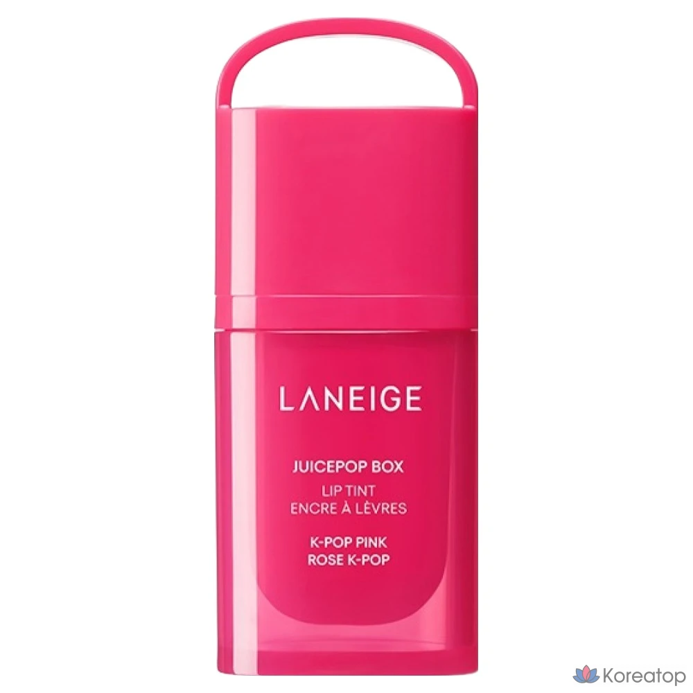 Тинт для губ LANEIGE Juice Pop Box Lip Tint, оттенок 10 K-Pop Pink, 4.5 г, 1 шт.