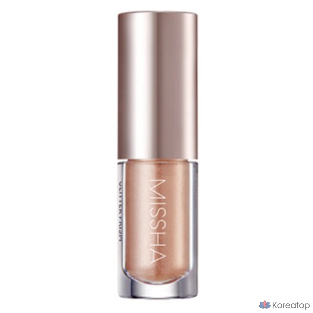 Жидкие тени для век Missha Glitter Prism, оттенок Lace Shirring (мерцающий, цвет слоновой кости), 1 шт.