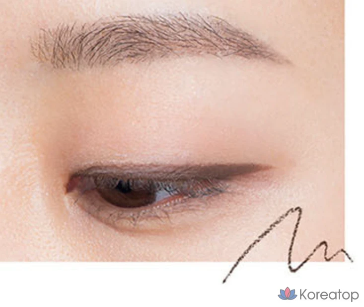 Подводка для глаз The Saem Eco Soul Powerproof Ultra Slim Eyeliner, 0.1g, цвет Thrill Brown, 1 шт., фото 4