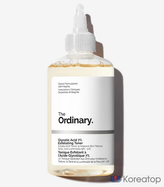 Отшелушивающий тоник с 7% гликолевой кислотой от The Ordinary, 100 мл, 1 шт.