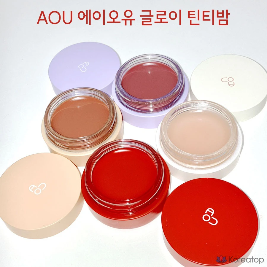 AOU Glow Tint Balm Long-Lasting Lip & Cheek, 08 Peppermint Balm, 3.5g, 1 шт., фото 2