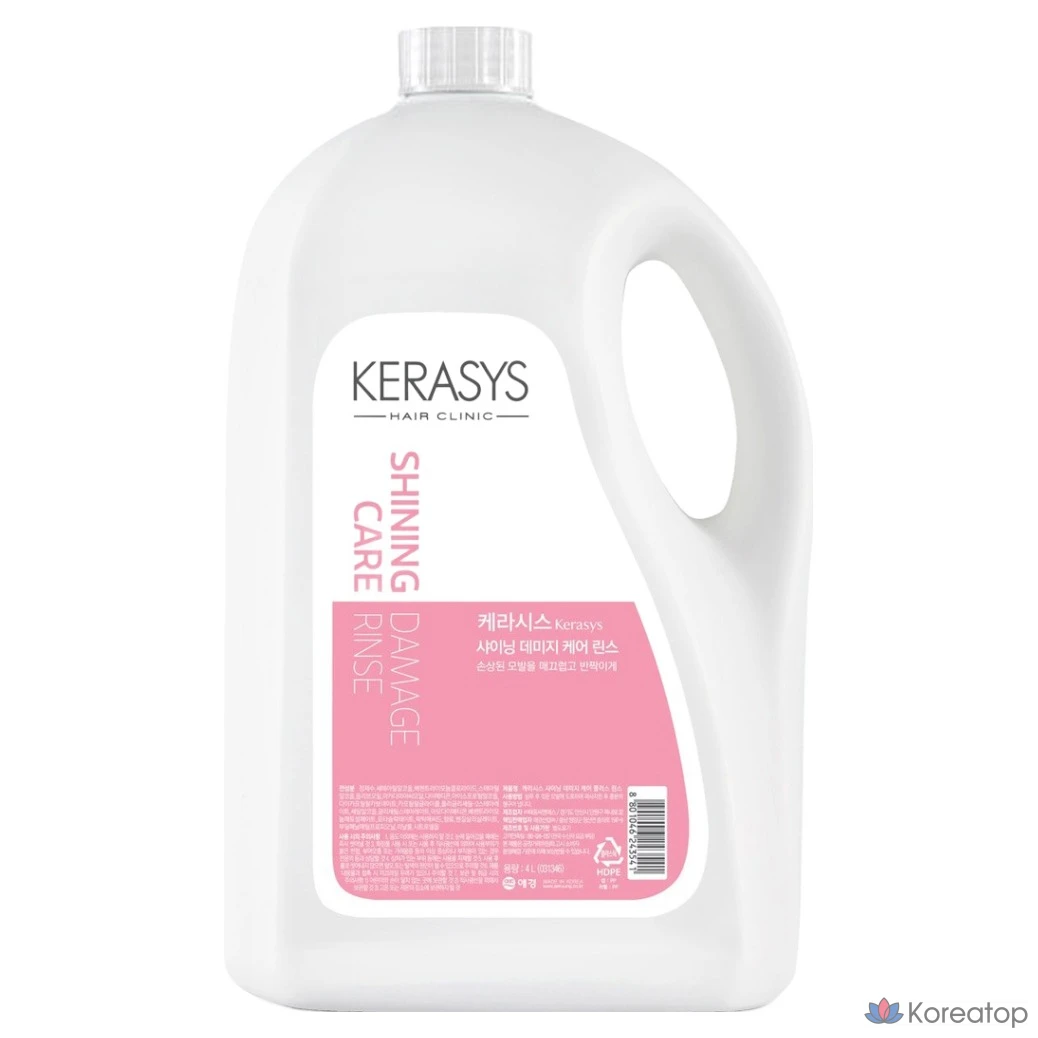 Ополаскиватель KeraSys Shining Damage Care, 4 л, 1 шт.