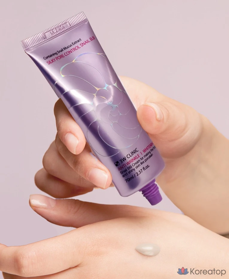 BB-крем 3W Clinic Silky Pore Control Snail, 1 шт., 70 мл