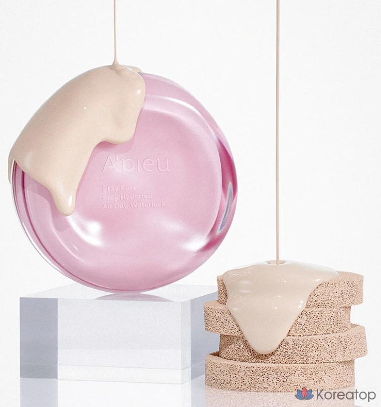 Аппликатор A'Pieu Waterlock Comfort Veil Cushion, 15 г, 1 шт., 23 Latte, фото 6