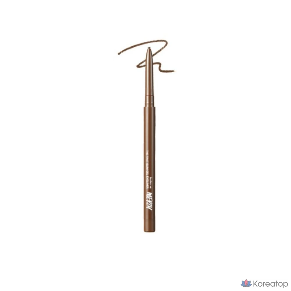 Гелевая подводка для глаз MERZY the First Slim Gel Eyeliner, 0,05 г, цвет GS4 коричневый кварц, 1 шт.