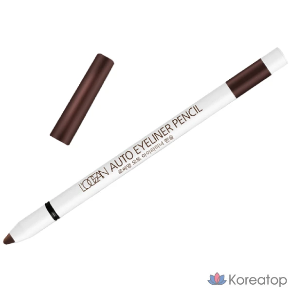 Гелевая подводка для глаз L'OCEAN Airtight Auto Gel Eyeliner, № 03, мягкий коричневый, 1 шт.