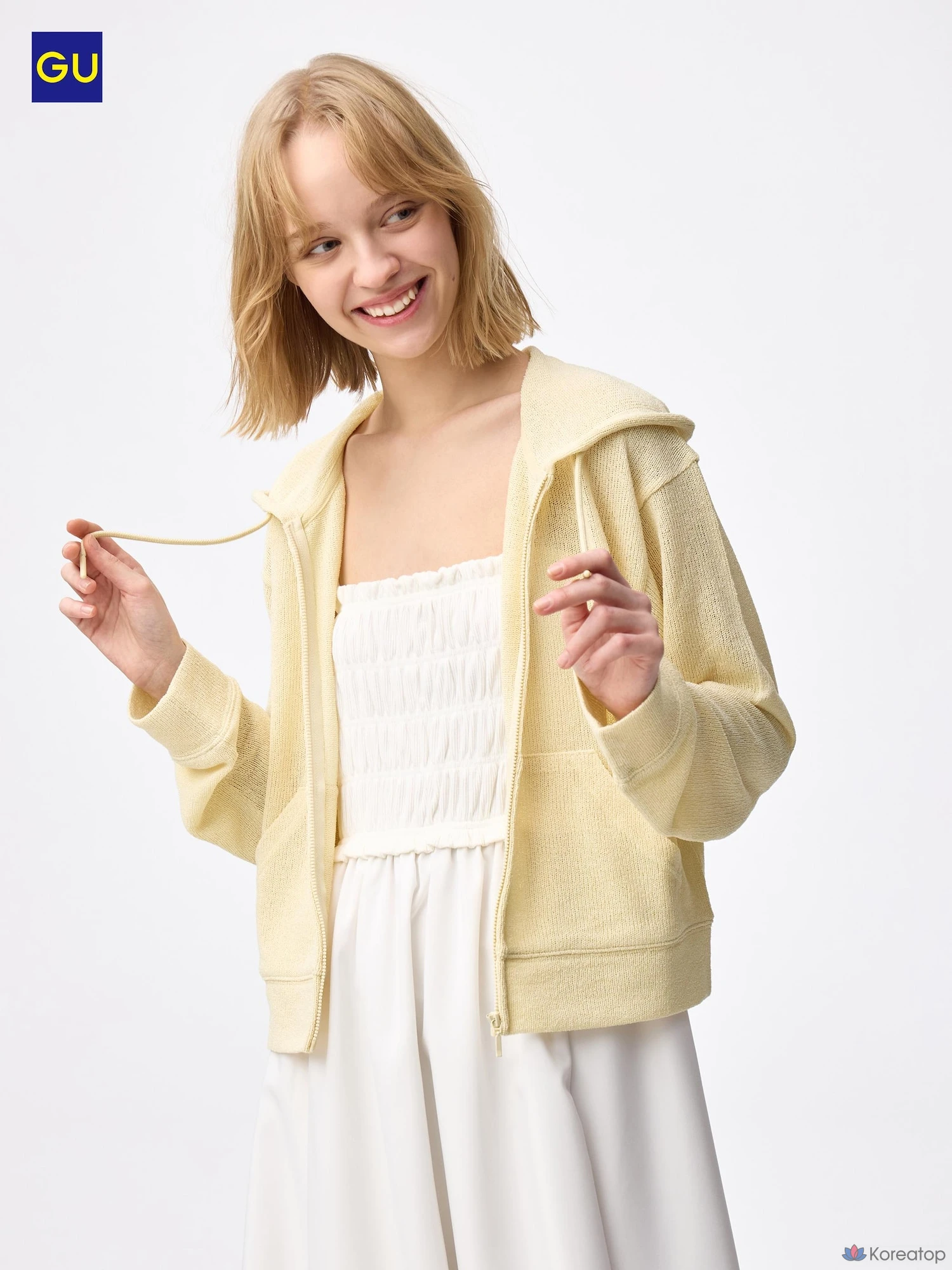 Худи на молнии Uniqlo Loop Yarn Full-Zip Hoodie