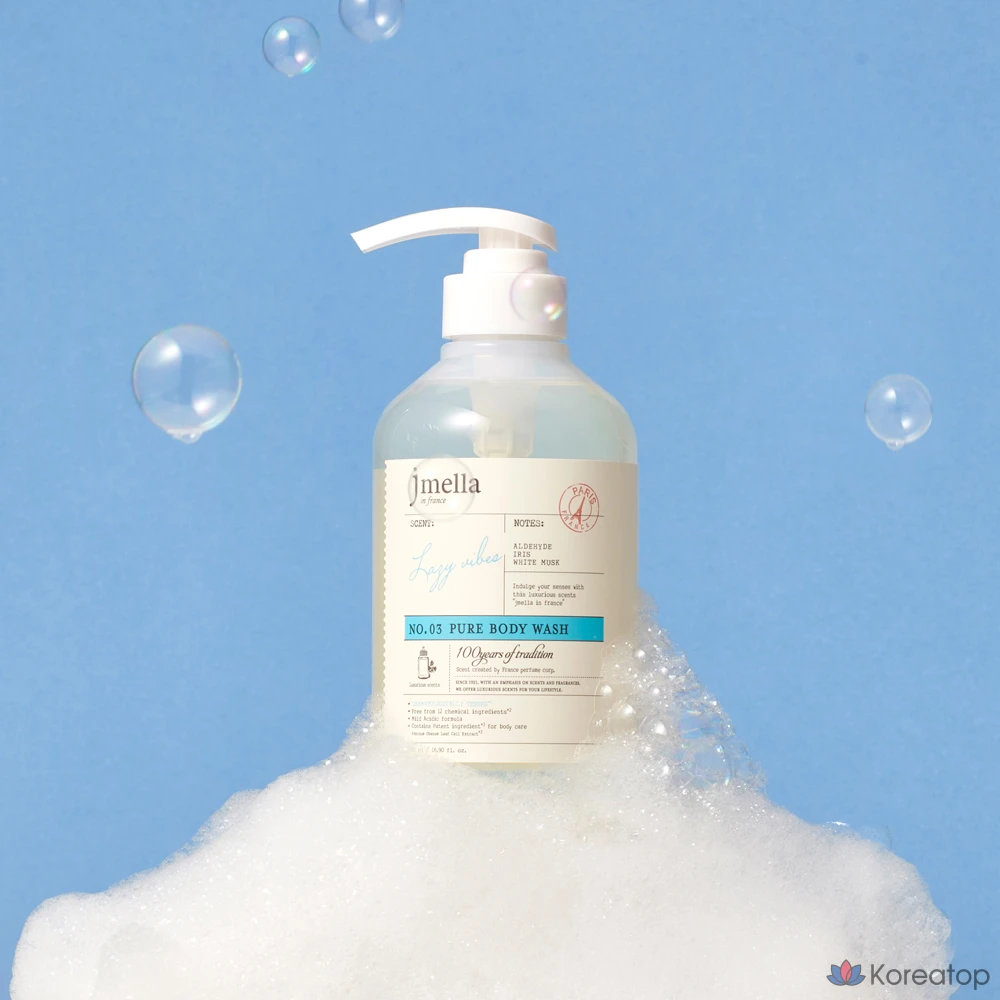 Гель для душа Pure Lazy Vibes с цветочным мускусом, 500 мл, 1 шт.