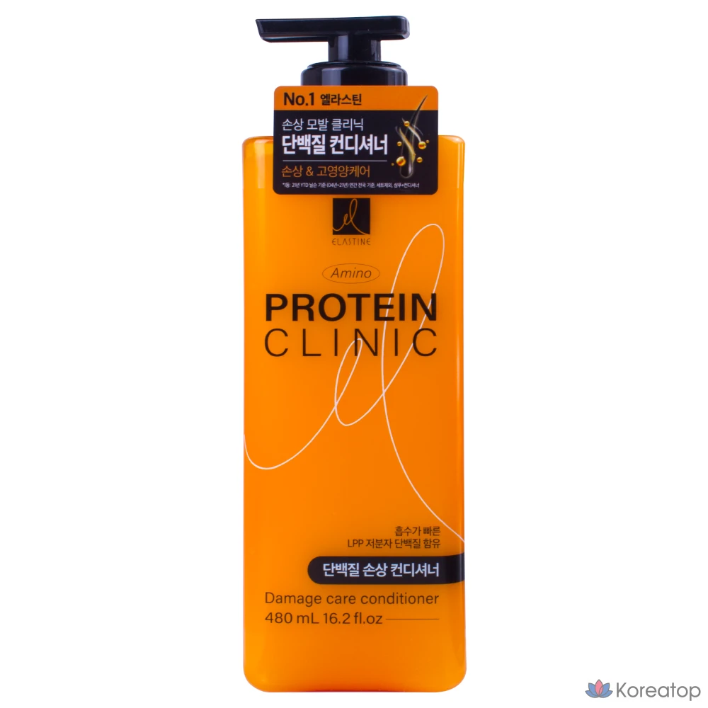 Кондиционер для волос Elastine Amino Protein Clinic Protein Damage Care, 480 мл, 1 шт.