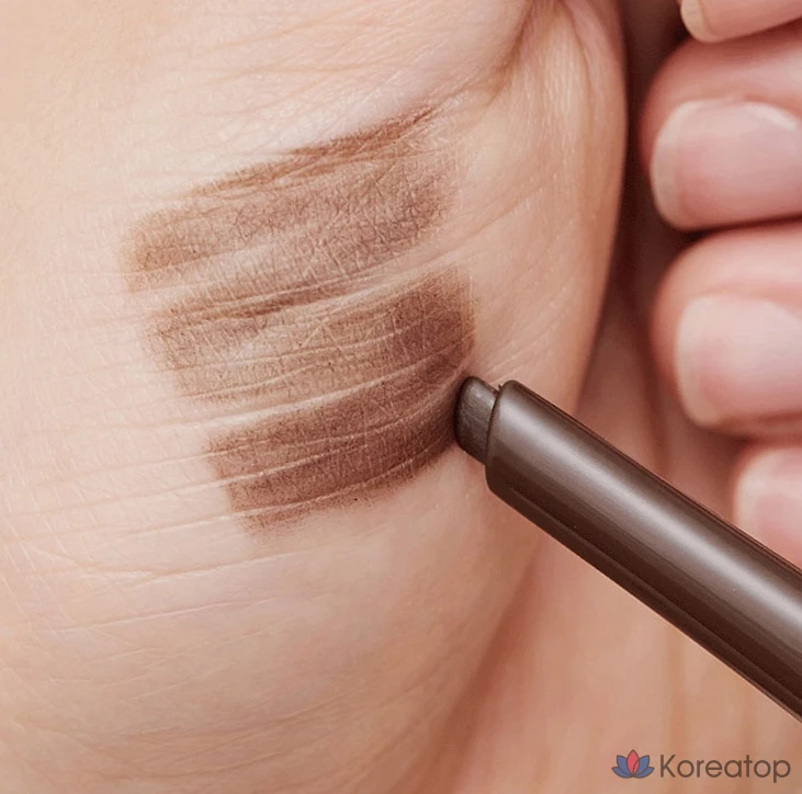 Карандаш для бровей Innisfree Flat Eyebrow Pencil 0.3g, 6 оттенков Urban Brown, 1 шт., фото 4