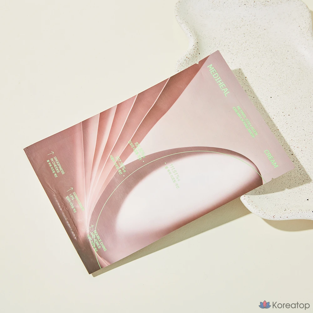 Крем-маска для лица MEDIHEAL Retinol Collagen Cream Contour Mask, 3 шт., фото 5