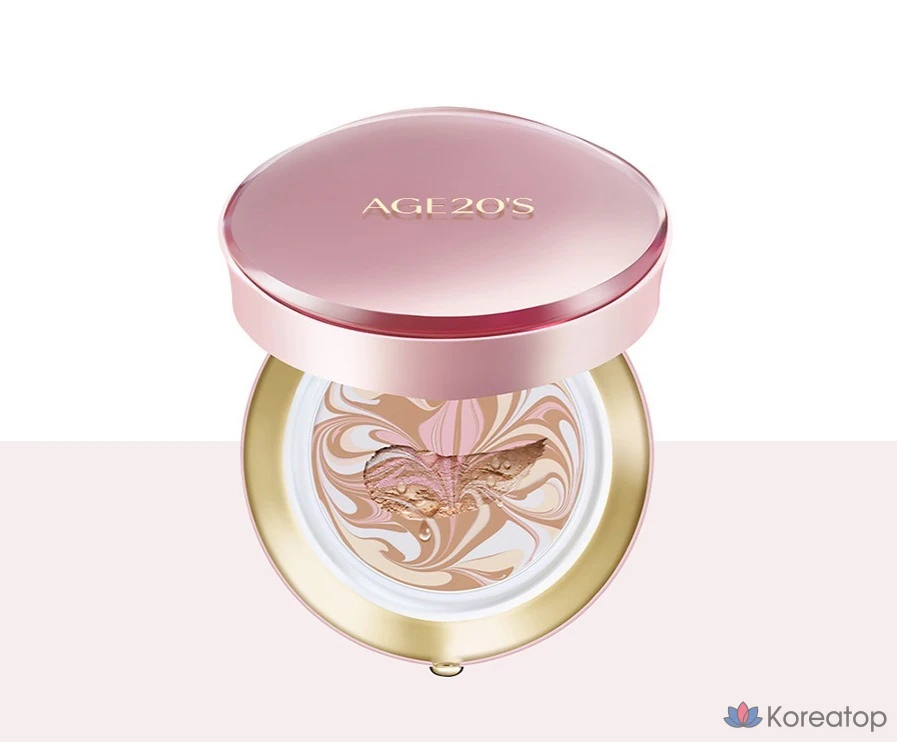 Увлажняющая тональная основа Signature Essence Cover Foundation Pact Master Moisture Foundation в футляре + сменный блок 14 г, 2 шт., № 21, 1 шт., фото 3