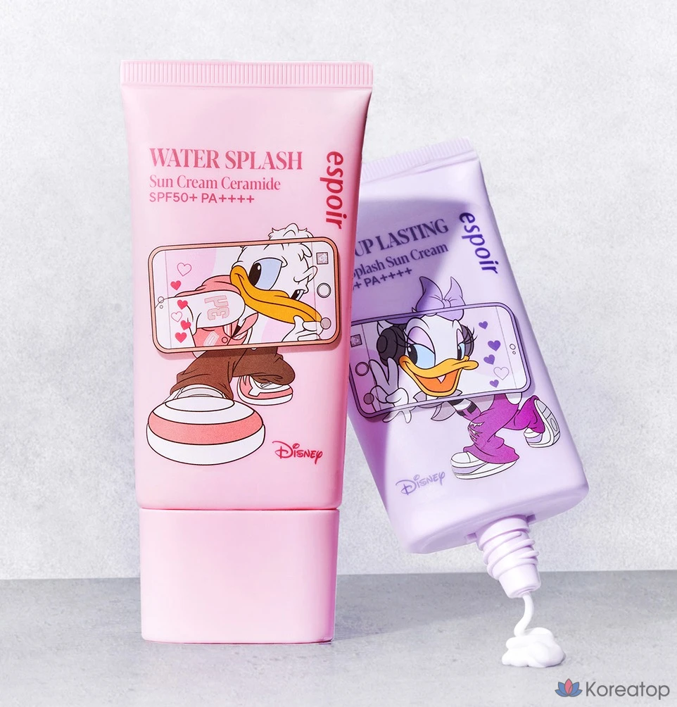 Солнцезащитный крем Espoir Disney Edition Water Splash с керамидами SPF50+ PA++++, 60 мл, 1 шт.