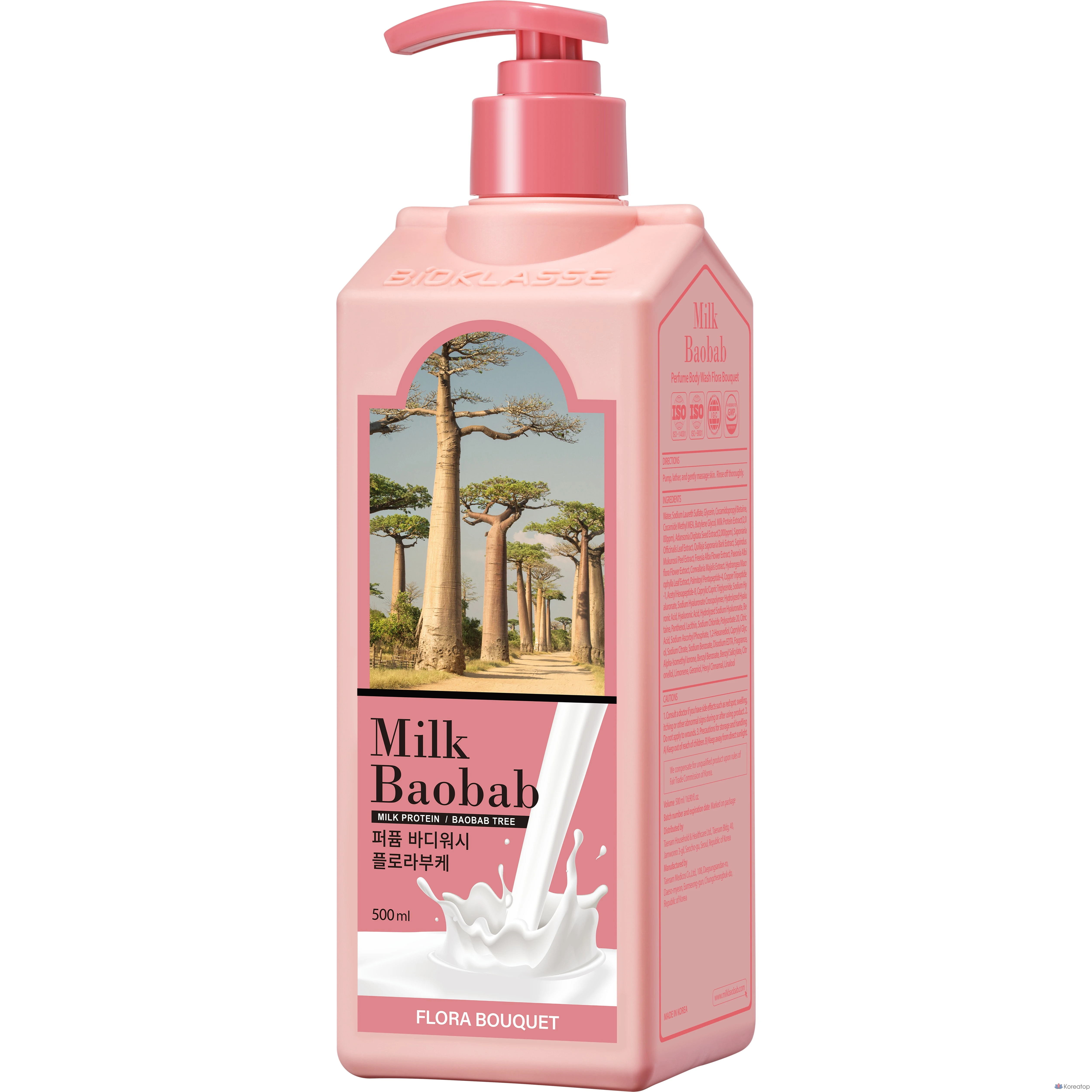 Гель для душа Milk Baobab Perfume Body Wash с ароматом «Цветочный букет», 500 мл, 1 шт.