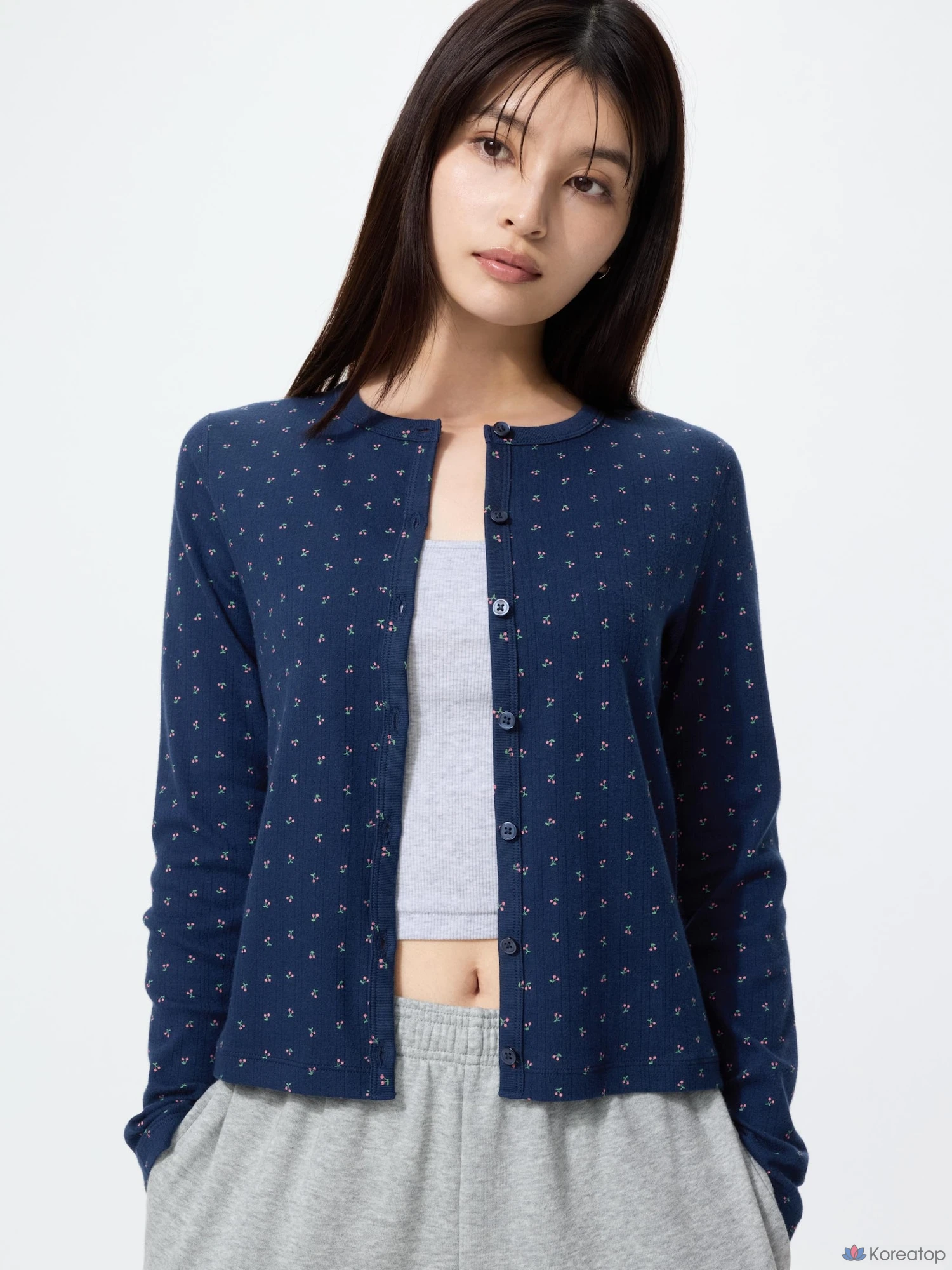 Кардиган Uniqlo Pointelle Print