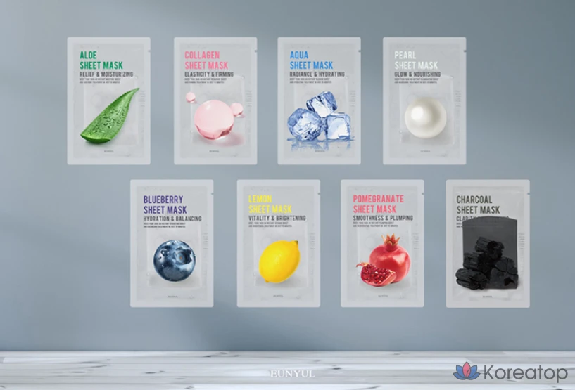 Набор угольных масок Eunyul Purity, 1 упаковка, 150 штук., фото 5