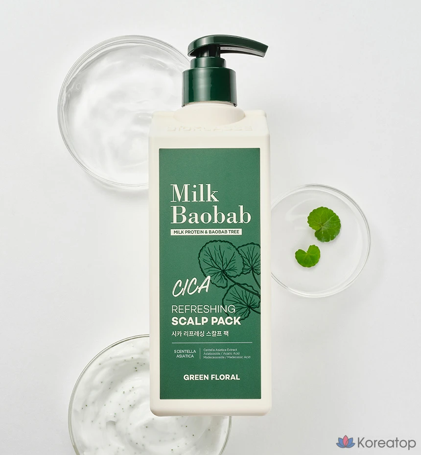 Освежающая маска для кожи головы Milk Baobab Cica, 500 мл, 1 шт.