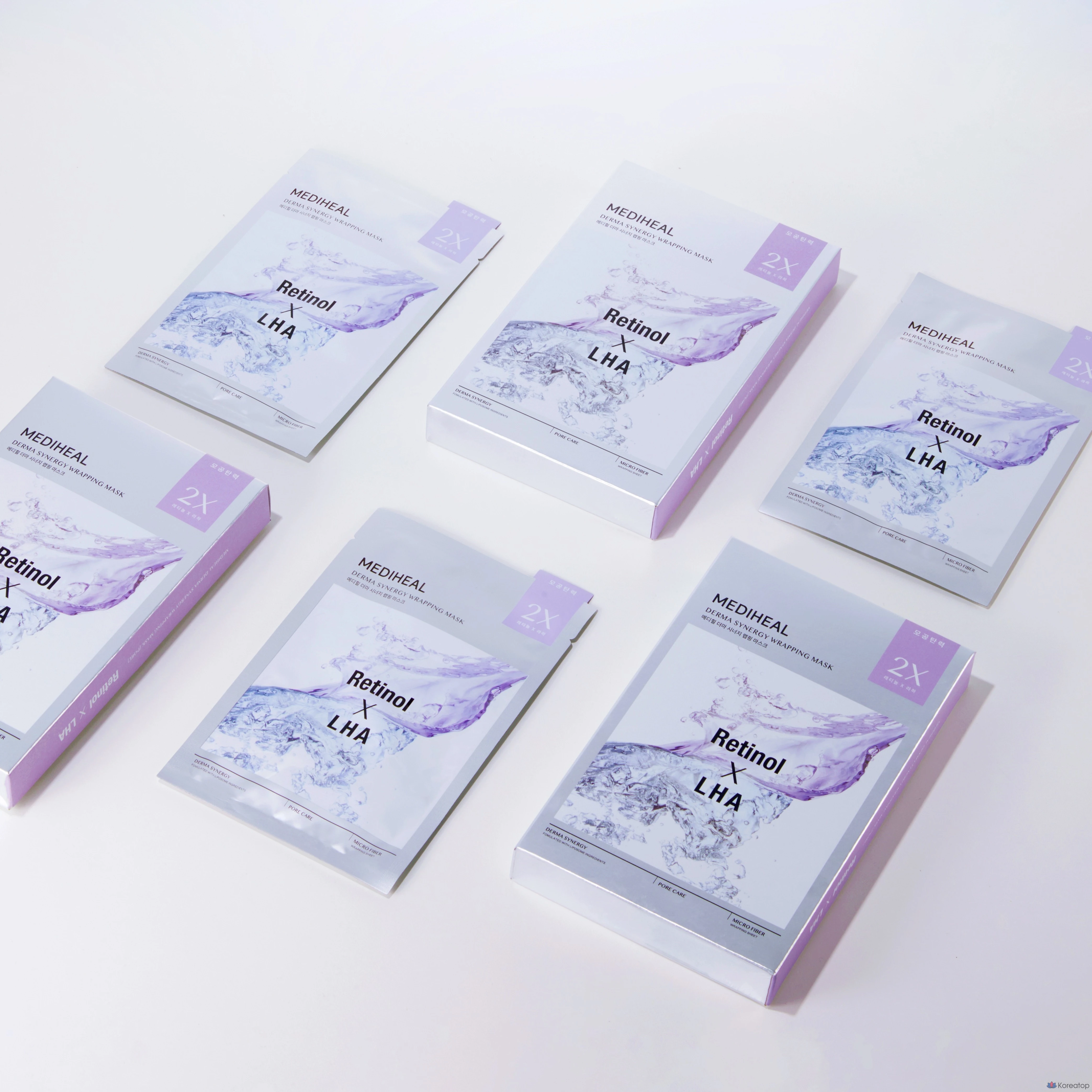 Обертывающая маска Medihill Derma Synergy для придания эластичности порам, 10 штук, 5 штук, фото 9