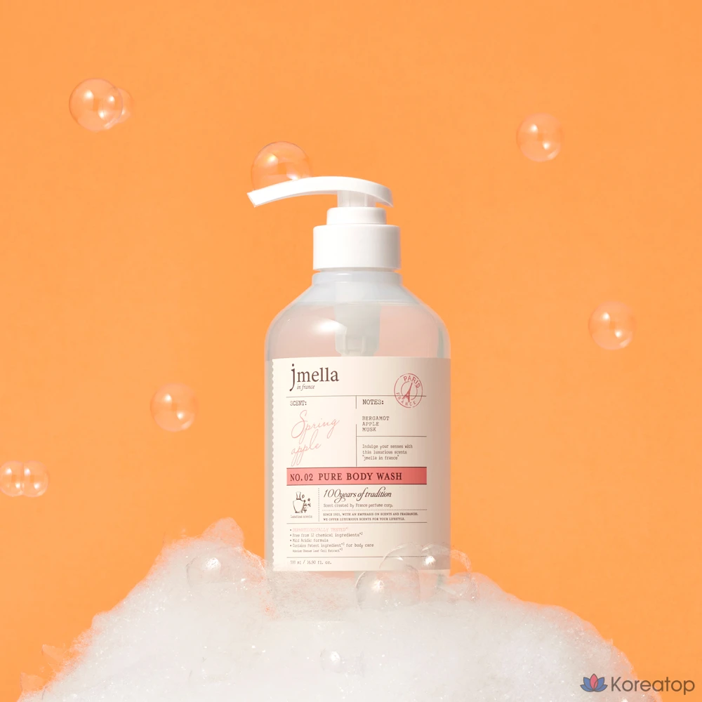 Гель для душа Jmella, аромат «Весеннее яблоко», 500 мл, 1 шт.