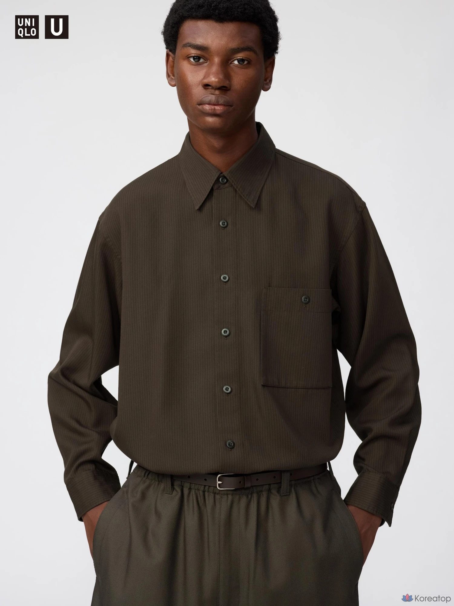 Рубашка Uniqlo Drape Shirt