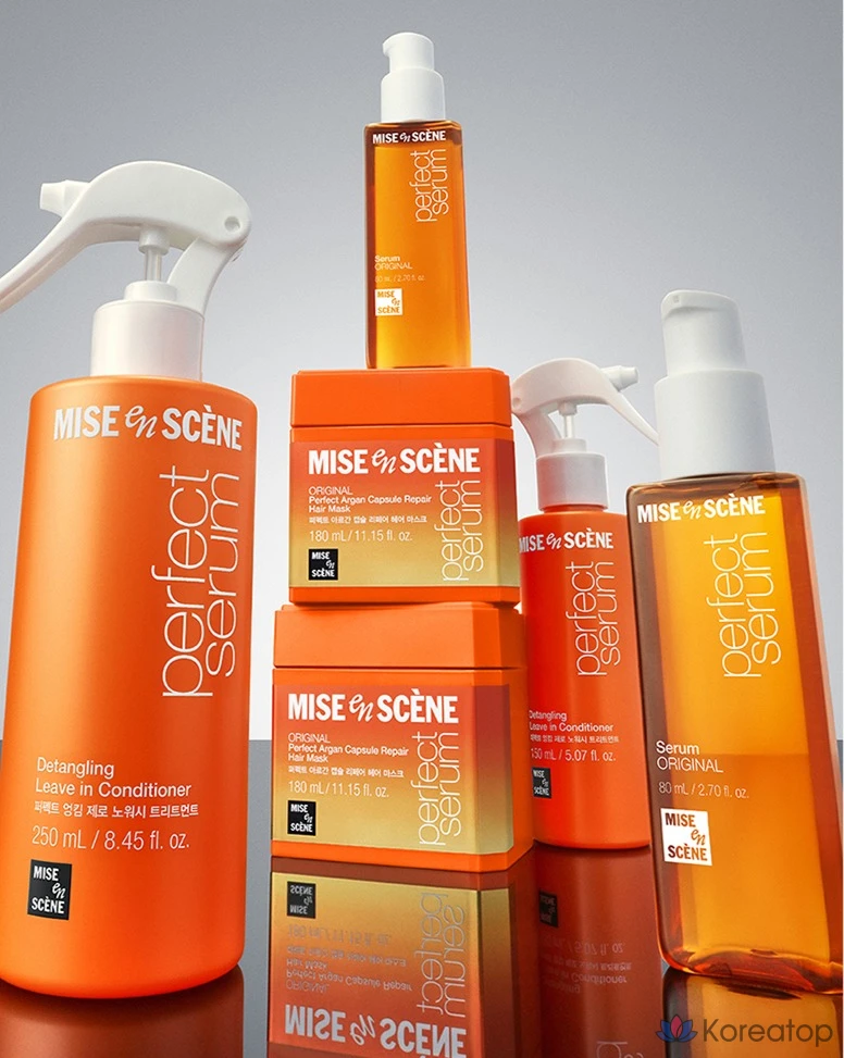 Восстанавливающая маска для волос «Mise en Scene» Perfect Argan Capsule, 180 г, 4 шт., фото 9