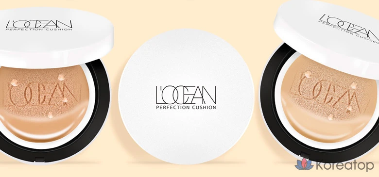 Тональный крем L'OCEAN Perfection Cushion Foundation, 25 г, № 23, цвет «Кафе латте», 1 шт., фото 5