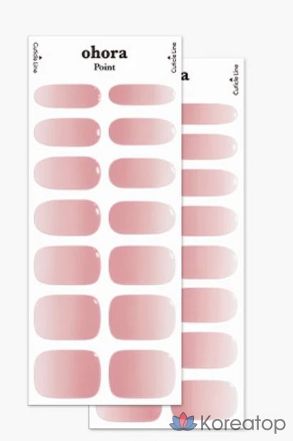 Набор для ухода Ohora Gel Strip Nail 30-piece Set, Milk Rose, 30 шт., фото 8