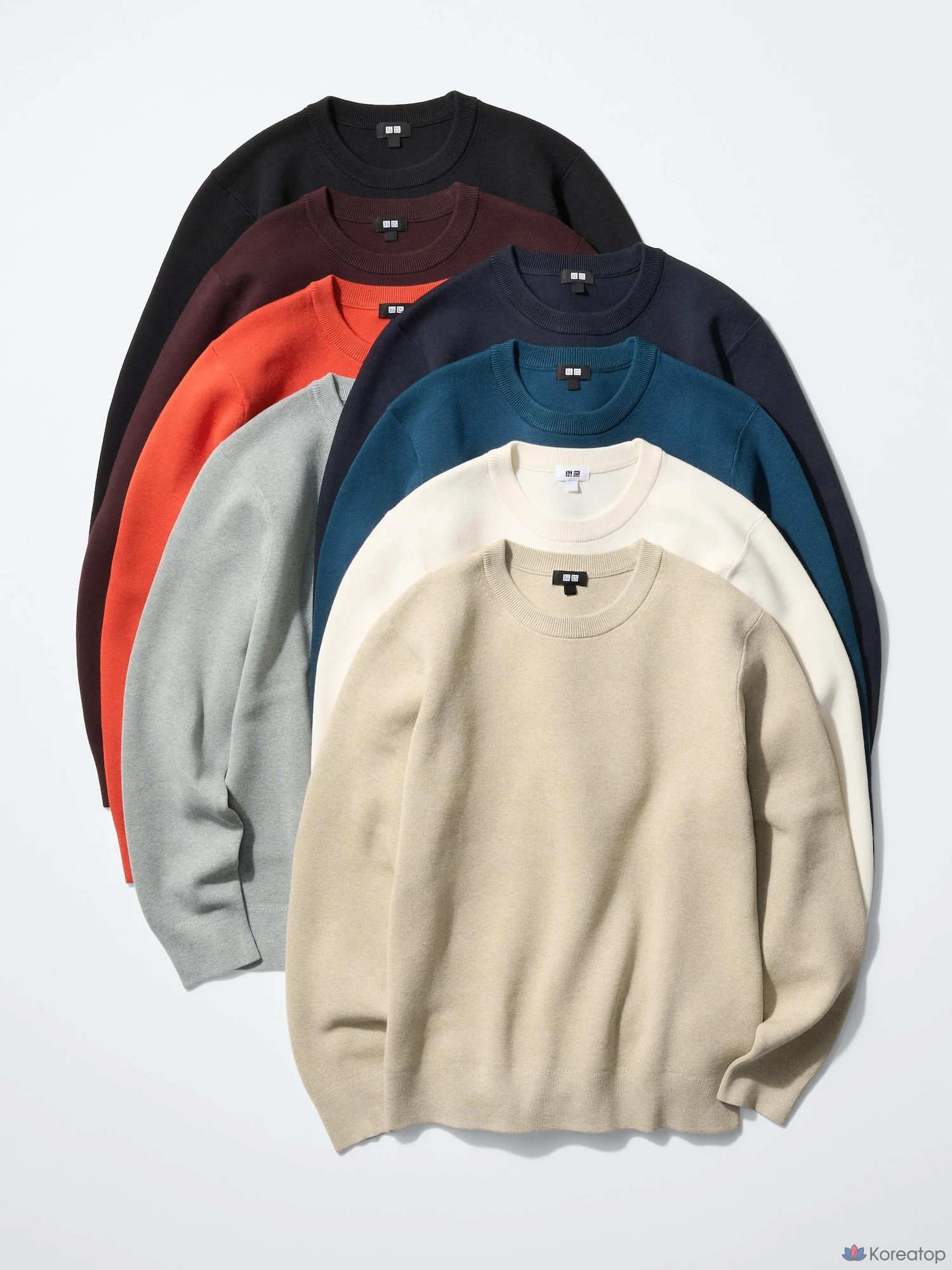 Свитер Uniqlo Washable Milano Rib Crew Neck