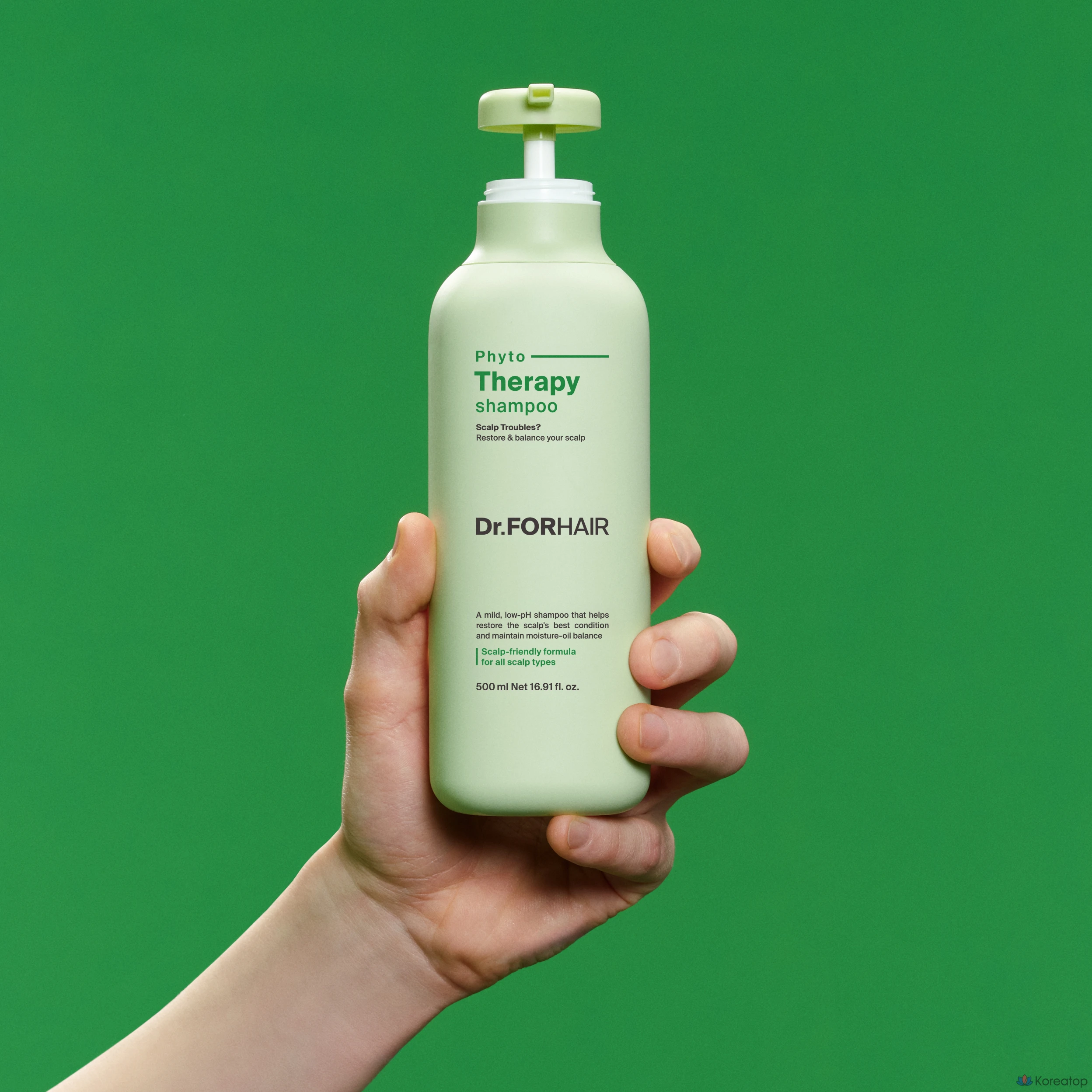 Мягкокислотный шампунь для кожи головы Doctor For Hair Phytotherapy, 1 шт., 500 мл