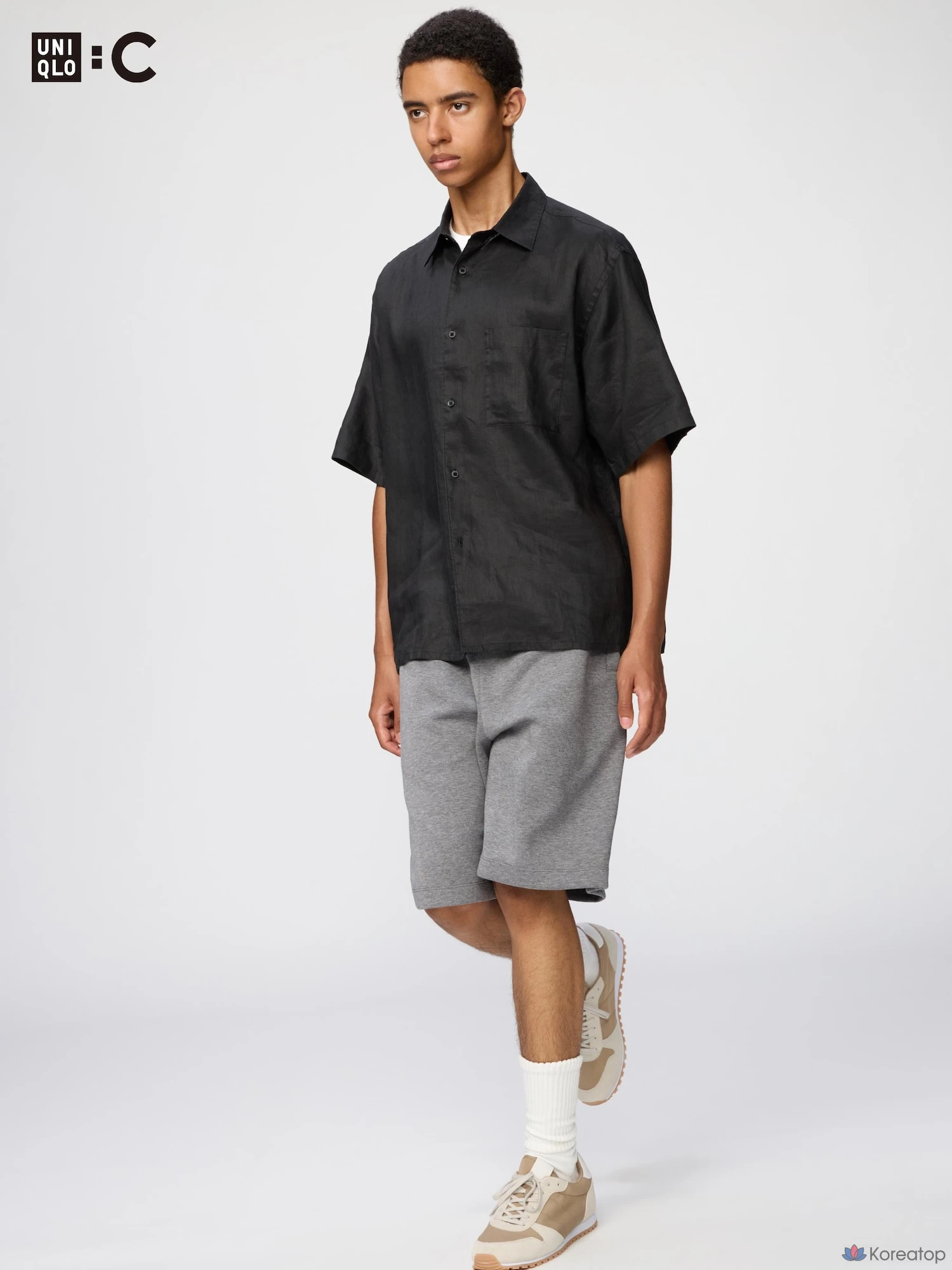 Шорты Uniqlo Sweat Wide Short Pants