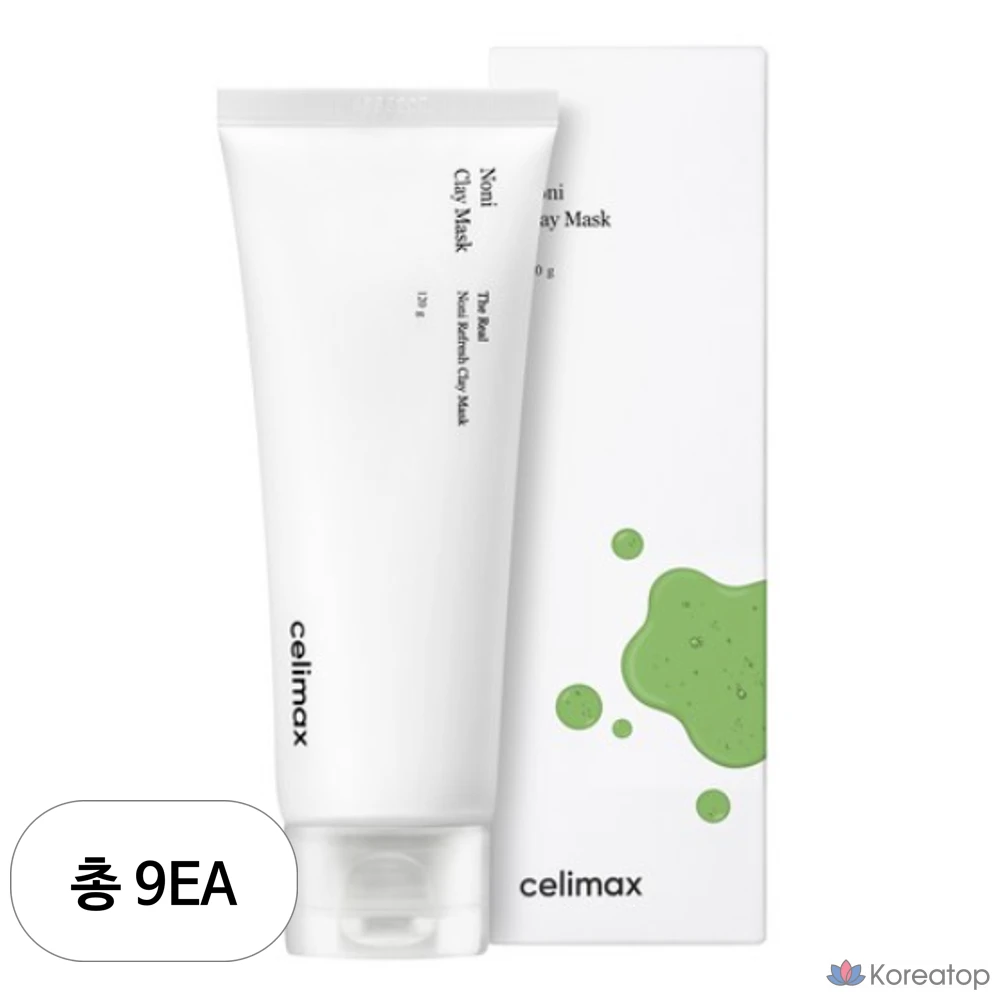 Глиняная маска Cellimax The Real Noni Refresh, 1 упаковка, 9 штук