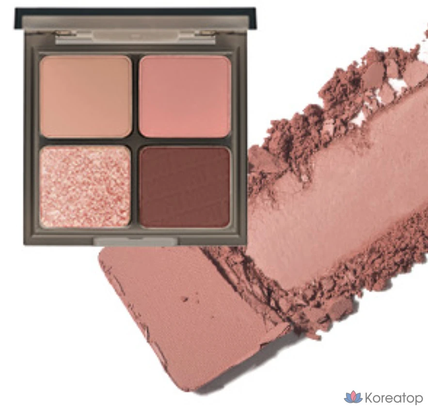 Палетка теней MERZY Mood Fit, S1 Amusing Rose, 1 шт., фото 2