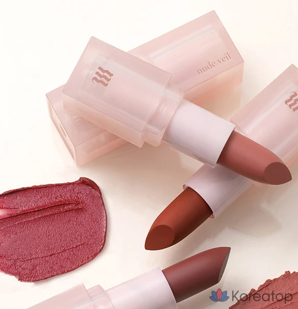 Помада MERZY Nude Veil, оттенок Stunning Moments, 3,5 г, 1 шт., фото 7