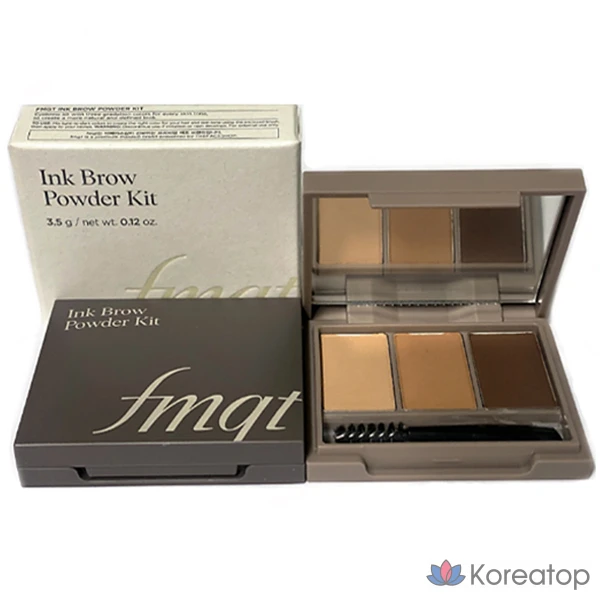Набор для бровей The Face Shop FMGT Ink Brow Kit 3,5 г, № 01 Натуральный коричневый, 1 шт.