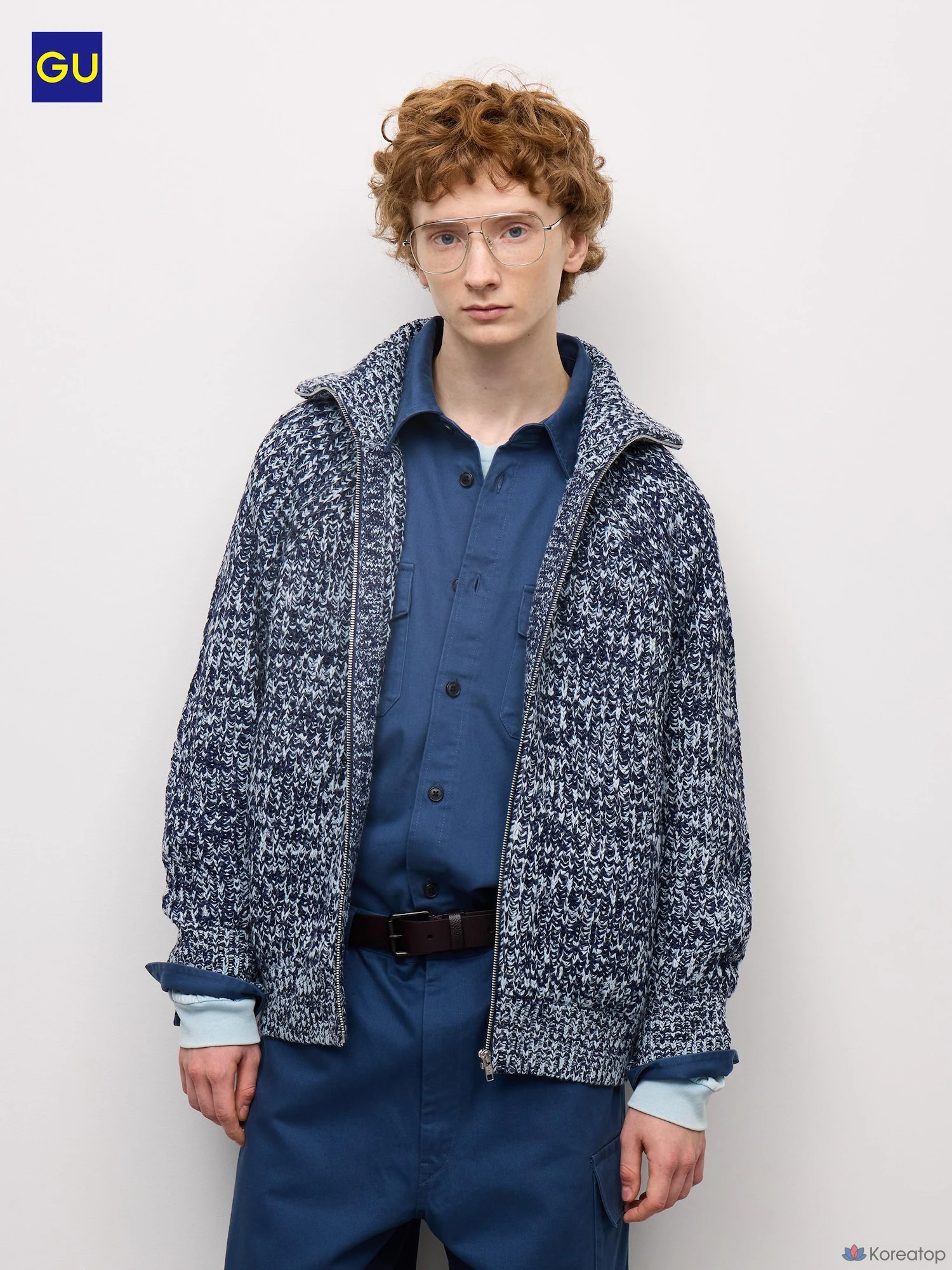 Кардиган Uniqlo Chunky Knit Full-Zip Jacket