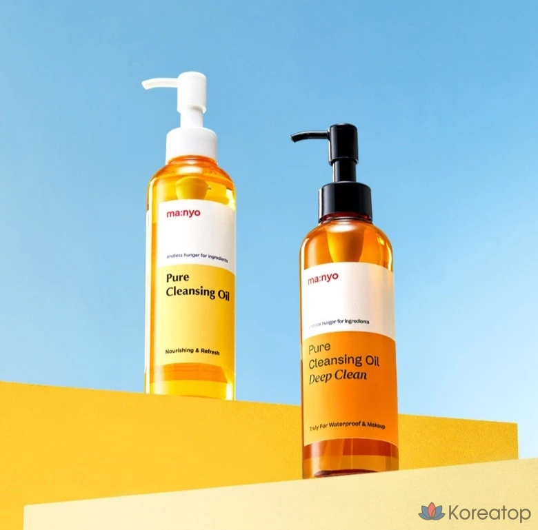 Очищающее масло Manyo Factory Pure для глубокого очищения, 250 мл + 55 мл, набор из 2 предметов, 2 комплекта, фото 9