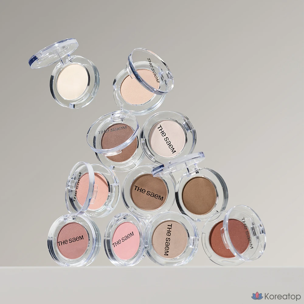 Матовые тени для век The Saem Sammul Single Shadow, WH02 Salgyeolst Vanilla, 1 шт.