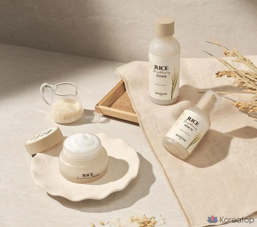 Осветляющая сыворотка Skinfood Rice, 1 шт., 55 мл