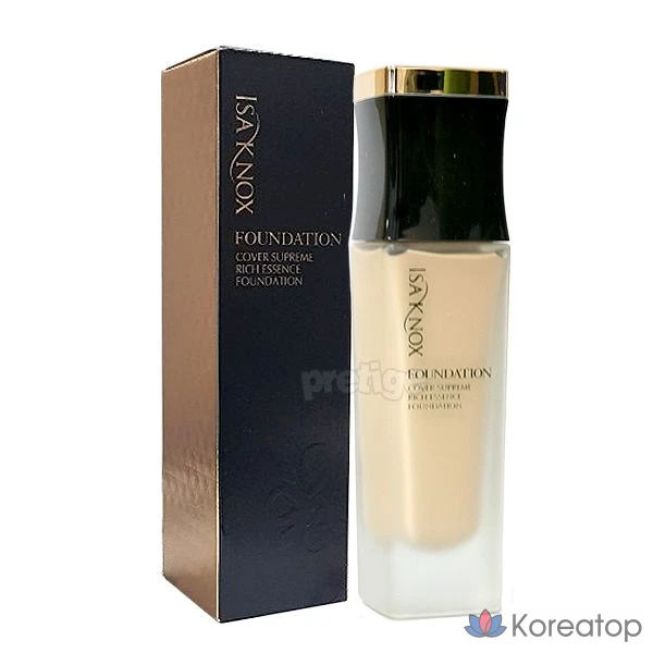 Тональный крем Izanox Cover Supreme Rich Essence Foundation, 40 мл, 1, Тональный крем Essence Foundation 21 Без покрытия, крем-основа Supreme