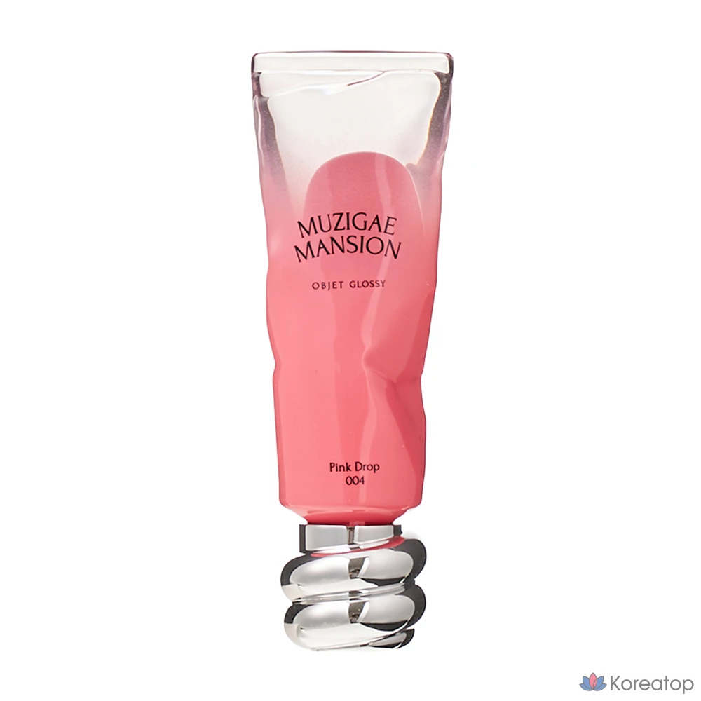 Глянцевый тинт для губ Muzigae Mansion Objet Glossy, оттенок 004 Pink Drop, 1 шт.